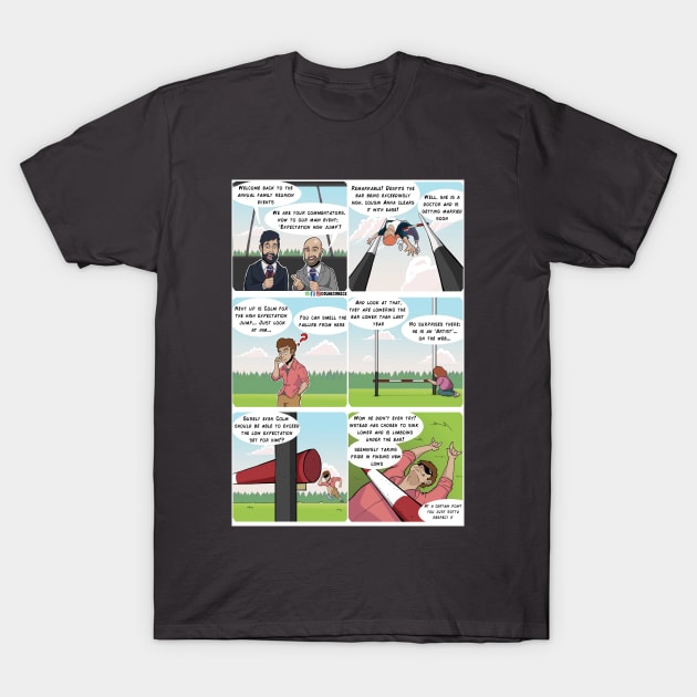 Family Expectations T-Shirt by colmscomics